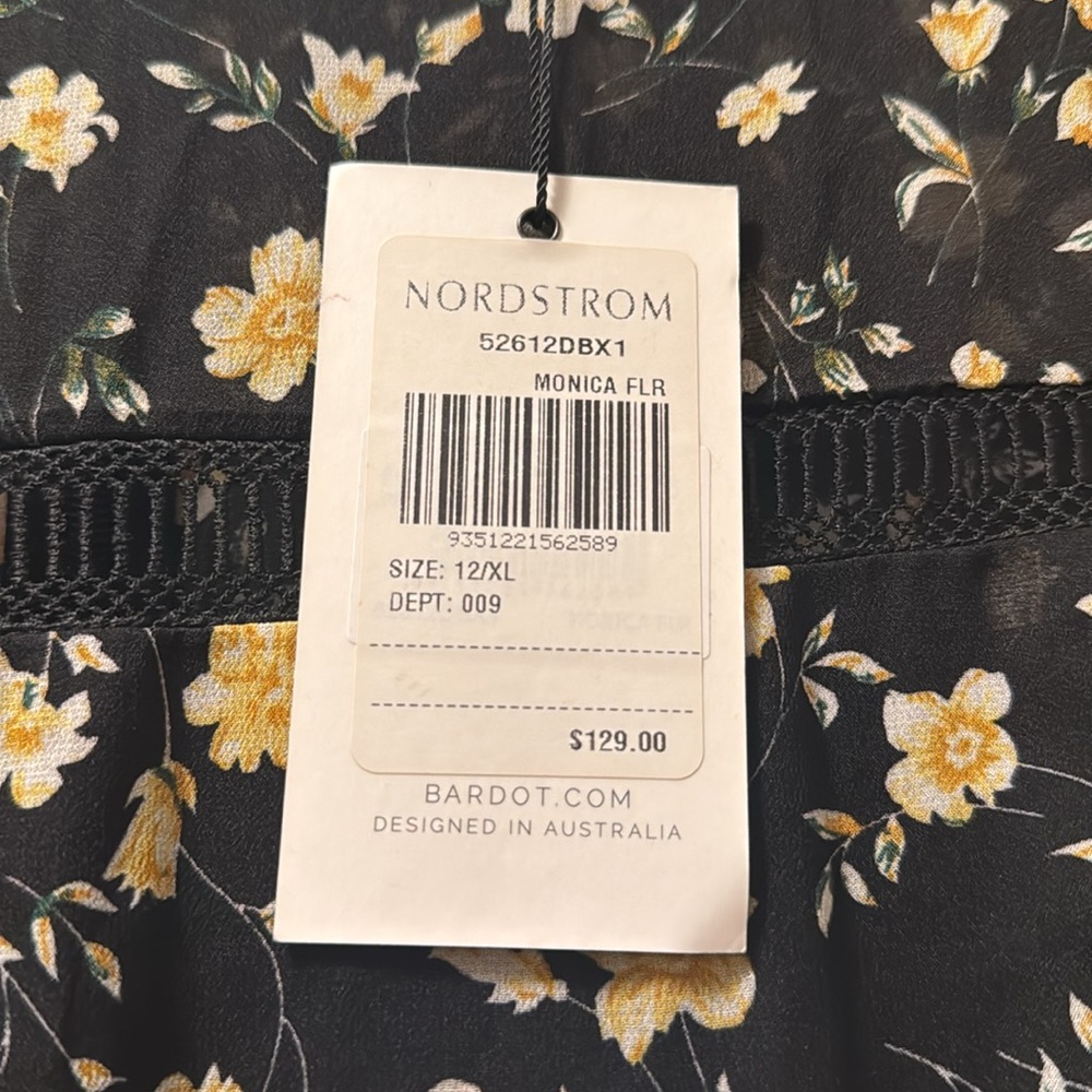 Bardot Poppy Print Mini Dress - New With Tags NWT! - Picture 7 of 12